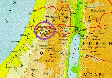 Dán törzsének eredeti helye